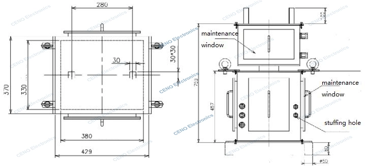 Electrical Power Carbon Brush Slip Ring For Marie Application